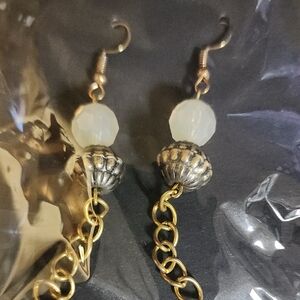 Elegant Gold and Silver Chain Earrings